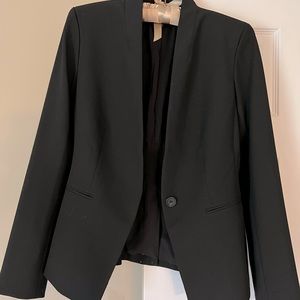 Ann Taylor Cutaway Blazer in Bi-Stretch